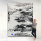 手绘油画黑白抽象厚油大幅玄关装 饰画客厅沙发背景墙挂画走廊壁画