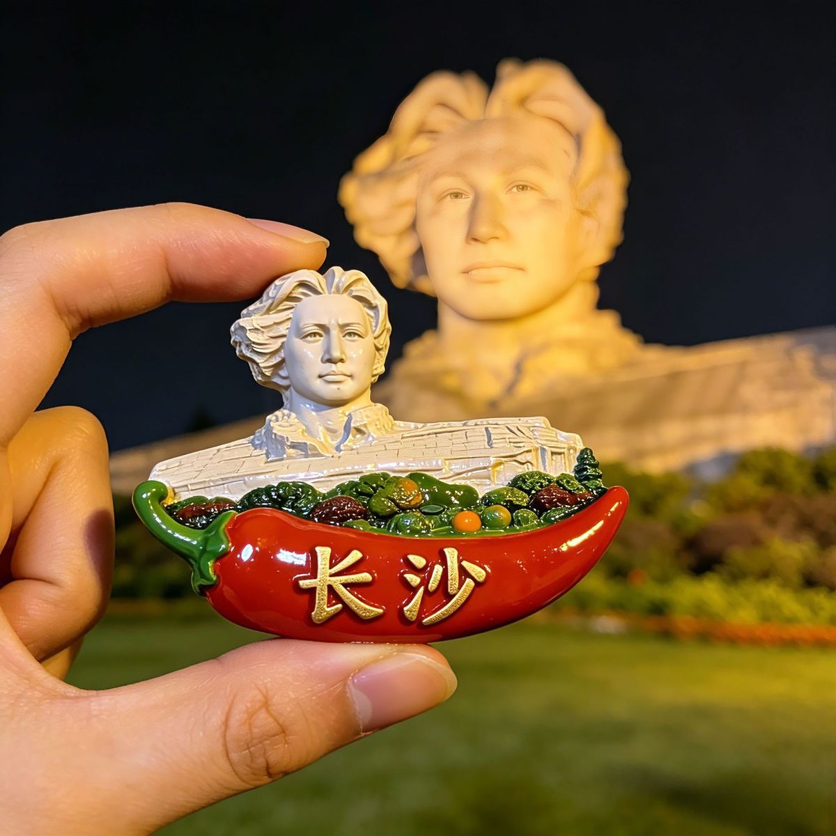 长沙树脂浮雕立体磁吸冰箱贴