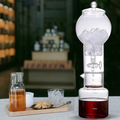 库南冰滴壶咖啡壶玻璃冷冲泡壶家用滴茶壶手冲泡冰滴咖啡壶