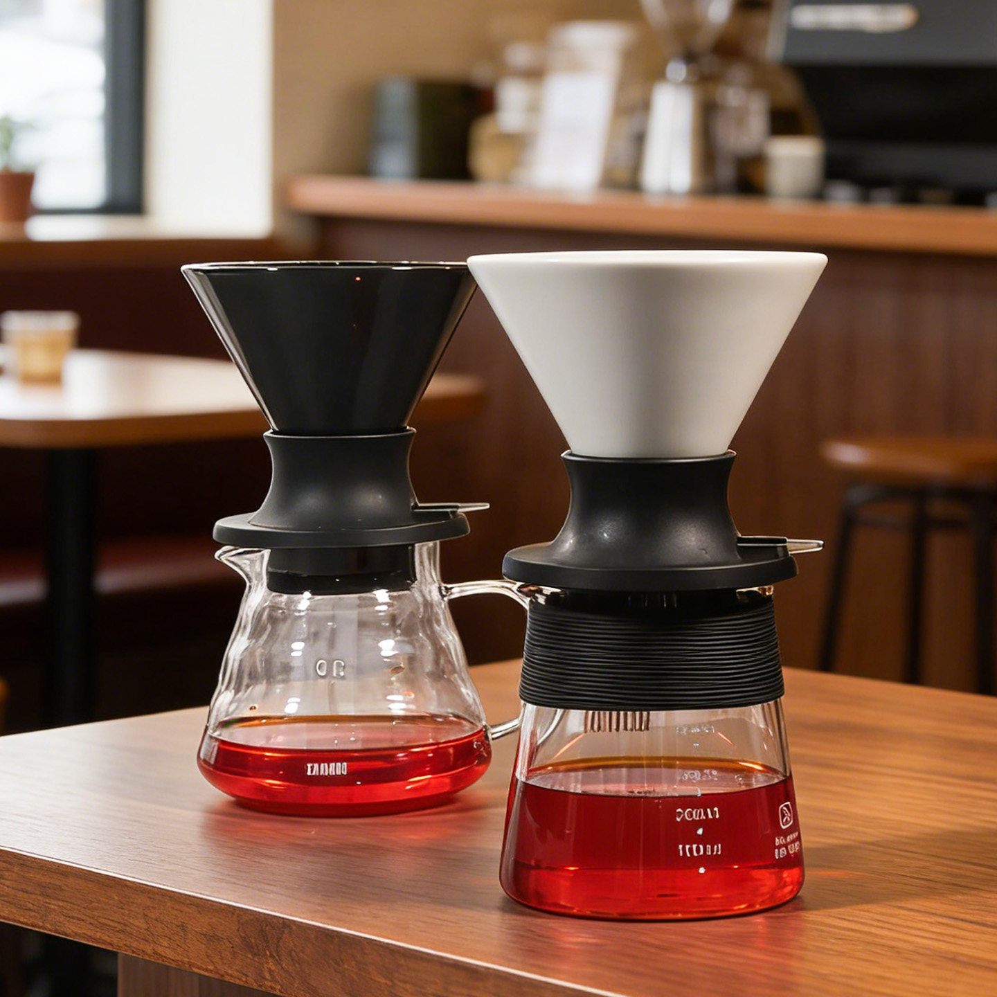 koonan手冲聪明杯咖啡壶套装咖啡器具v60陶瓷莲花纹咖啡滤杯闷蒸