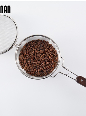 Koonan/卡纳咖啡豆烘焙器不锈钢炒豆网咖啡豆/坚果烘焙烤网手网