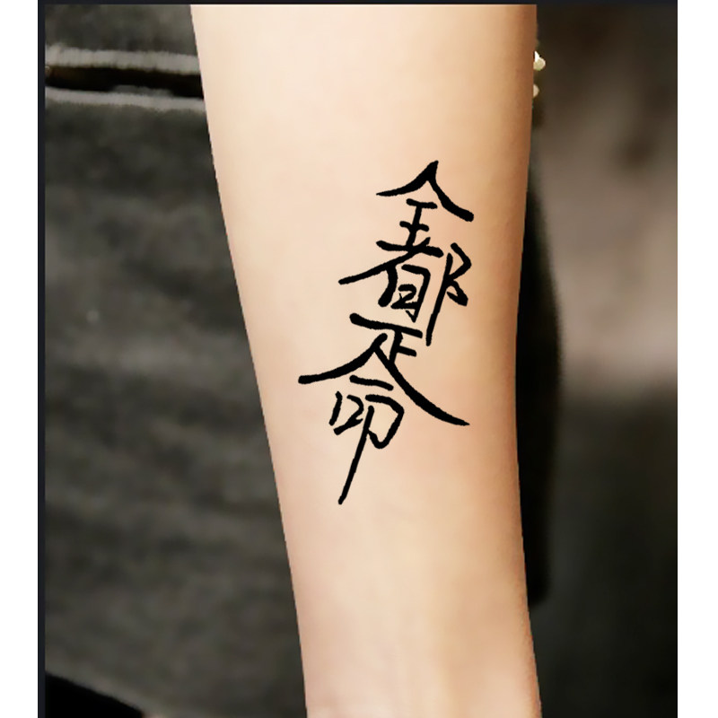 全都是命镂空纹身模板加厚可重复用纹身膏果汁纹绣喷绘通用