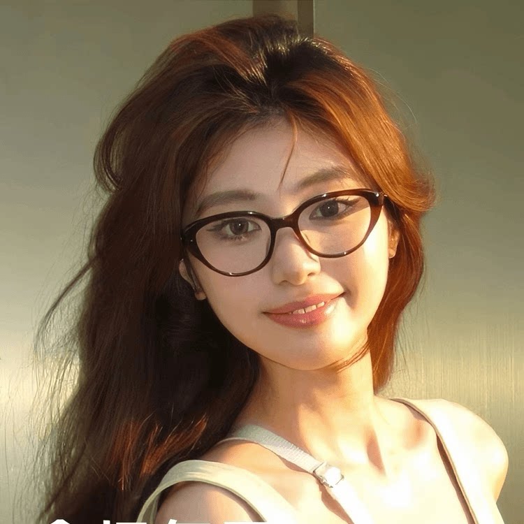 高档老花镜时尚防蓝光中老年高级女茶色网红超轻高颜值高端高清
