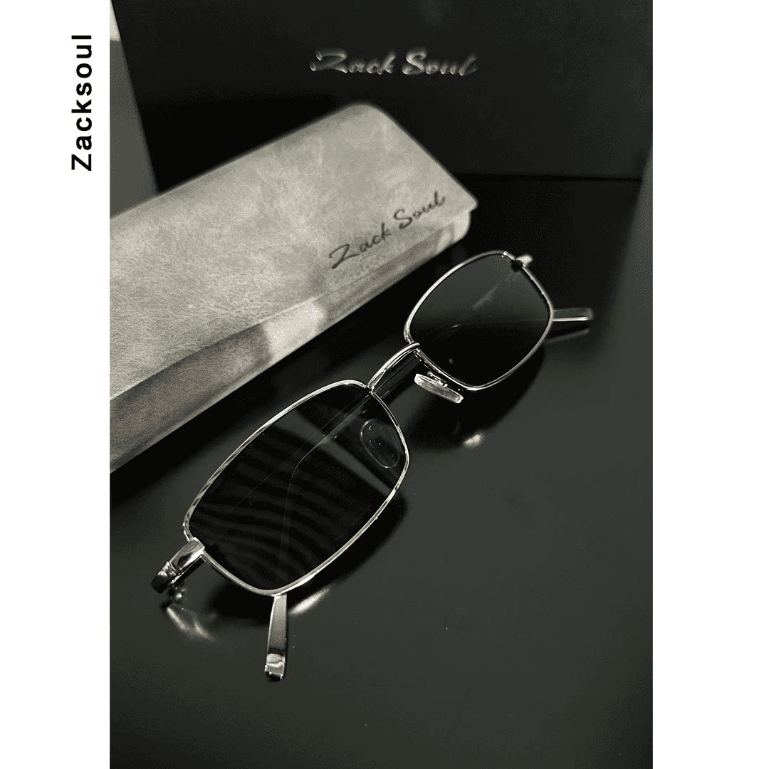 Zack校长（自创设计不会撞款）痞帅墨镜方框太阳镜偏光抗紫外线