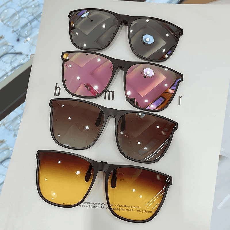 墨镜夹片男近视太阳镜钓鱼偏光开车眼镜片夹片式防紫外线女士大框