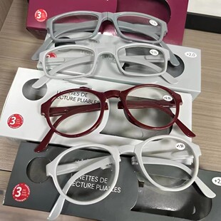 （外贸订单）德单经典可折叠气质百搭网红款护目式男女通用老花镜