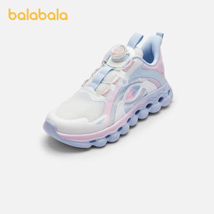 巴拉巴拉童鞋儿童运动鞋透气网布鞋女童跑步鞋春秋旋钮扣鞋子潮流