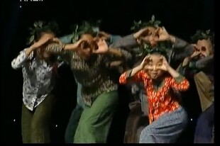 一个都不能少 群舞 儿童舞蹈服红孩子 小荷风采演出服少儿表演服装