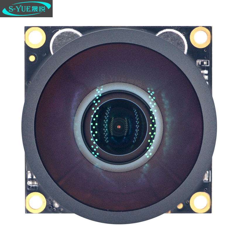 超清800万4K工业级360度全景 内置双麦降噪USB免驱模组电脑摄像头