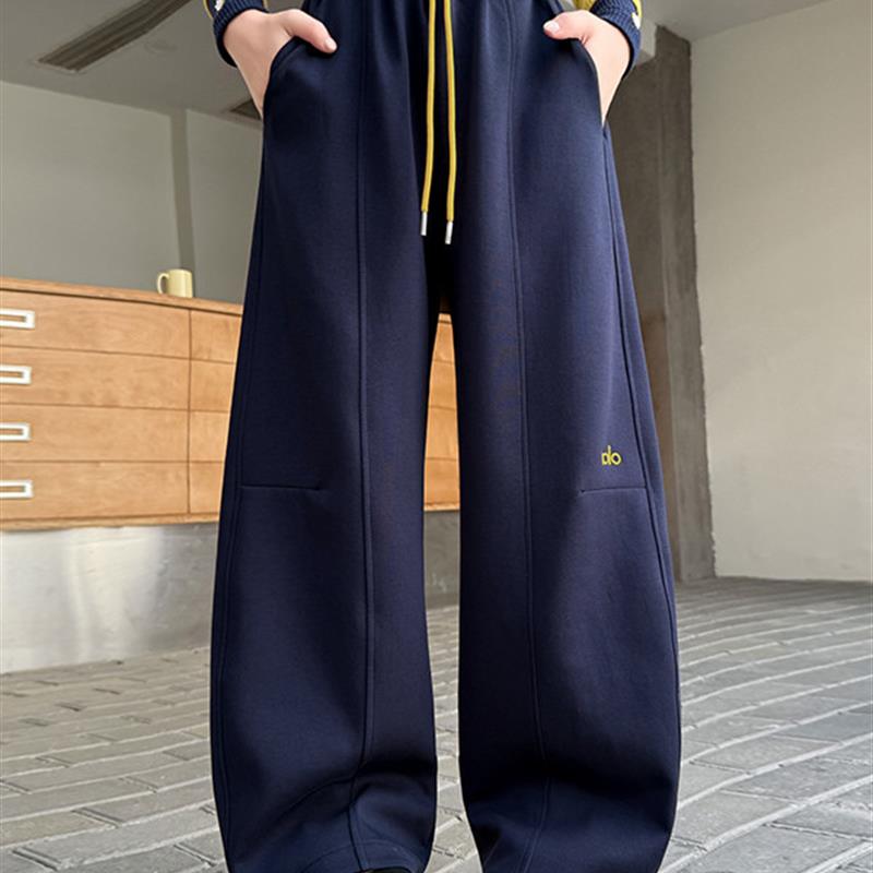 女童裤子秋装2025新款儿童早秋穿搭弯刀裤大童秋季休闲裤百搭长裤