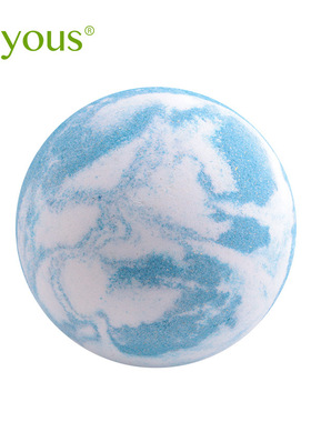 joyous蓝色天空泡澡球精油泡泡浴球薄荷香滋润保湿气泡弹100g