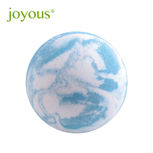 joyous蓝色天空泡澡球精油泡泡浴球薄荷香滋润保湿气泡弹100g