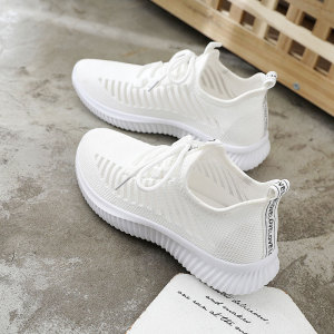 2019夏季新款网面休闲镂空小白鞋
