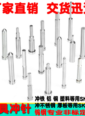 模具冲针冲头T冲AD冲skd11 SKH9SKH51钨钢冲引导冲浮升销镶针定做