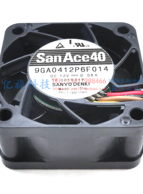 SANYO三洋9GA0412P6G001 P6F014 12V 0.23A 0.14A 0.08A 散热风扇