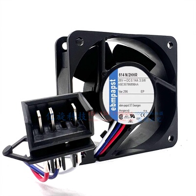 ebmpapst 614N/2HHR 26V 0.14A 3.5W 6025 高端 设备 变频器 风扇
