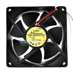 台湾 ADDA/协喜 AD0912HS-A70GL 9025 12V 0.25A 9cm机箱电源风扇