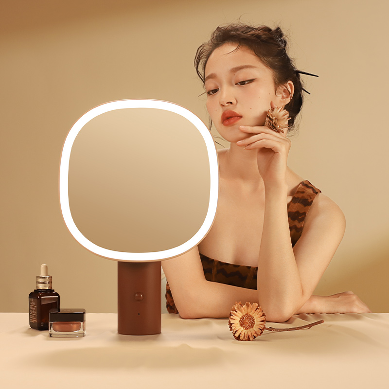 MUID化妆镜台式带灯卧室充电智能