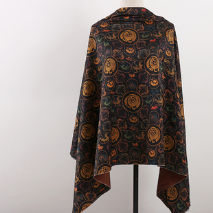 重磅提花面料 秋冬汉服连衣裙旗袍外套布料 古风加厚提花布零剪