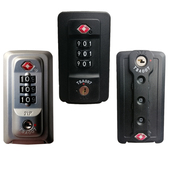 D2013 密码 锁TSA13002锁TSA007行李箱锁YIF海关锁铝框箱锁JY D锁