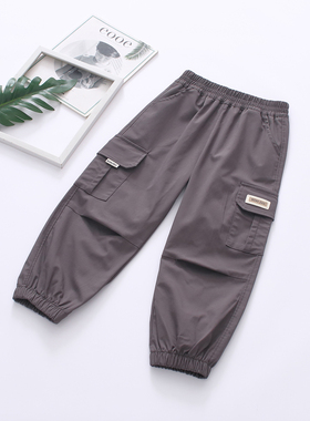 非常小鱼2025秋季新款儿童休闲时尚百搭洋气日常工装裤85618