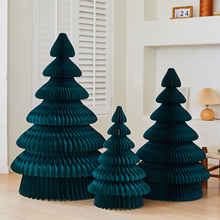 Paper Honeycomb Christmas Tree圣诞节装饰品蜂窝纸质立体圣诞树