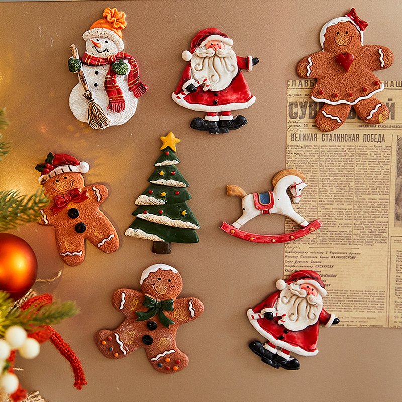 圣诞节装饰创意冰箱贴场景布置