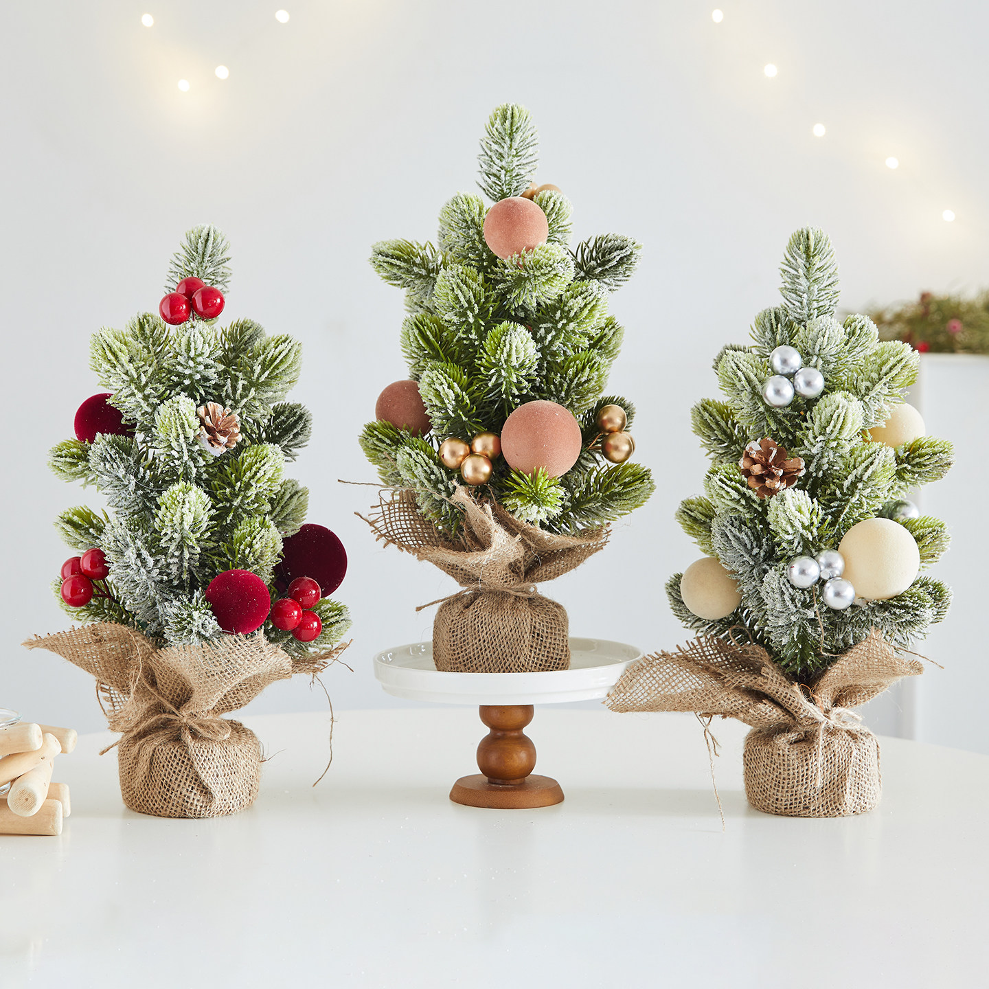 圣诞节装饰品小型桌面圣诞树