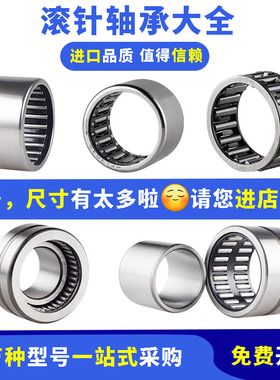 进口微型HK不带内圈NK滚轮HKI带内圈NKI单向HF满滚针滚柱轴承大全