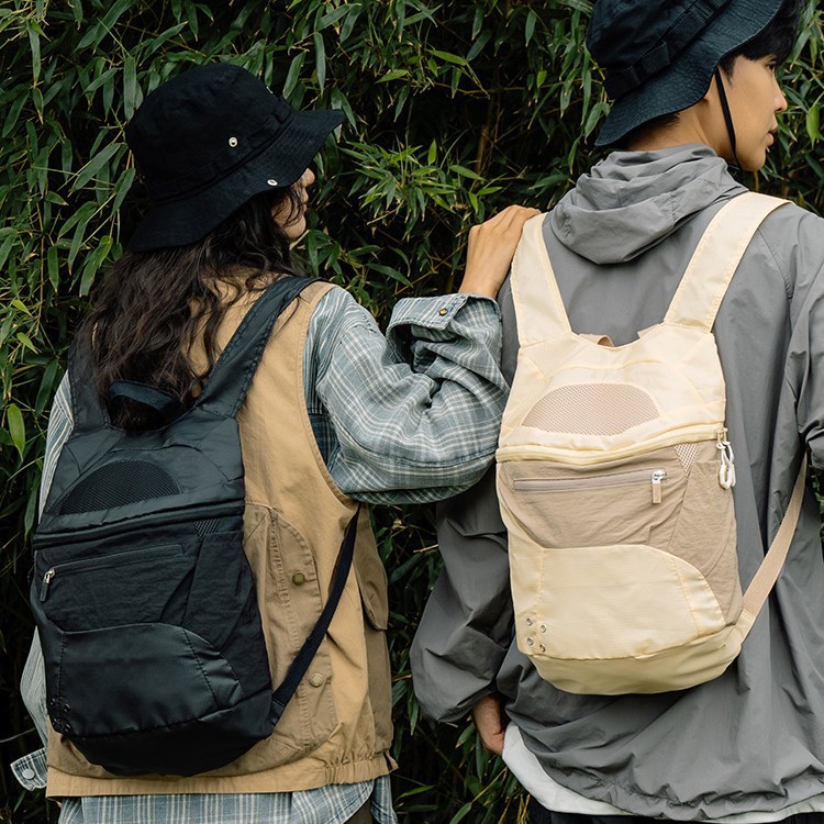 时尚登山包可折叠休闲包女大容量双肩背包便携防泼水徒步旅行背包