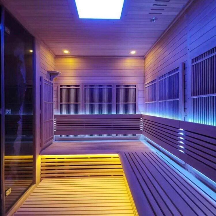 家用汗蒸房小型远红外家庭石墨烯光波房能量房别墅干蒸桑拿房定制