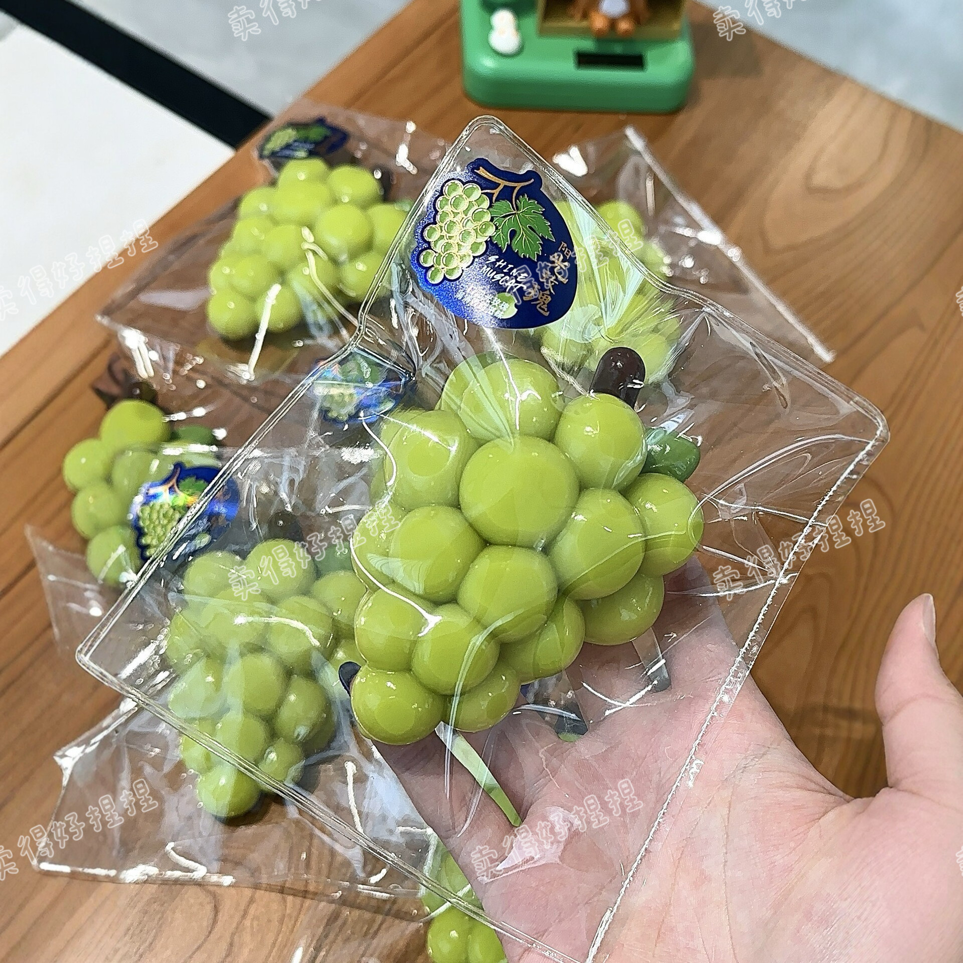 青提葡萄硅胶慢回弹解压捏捏乐