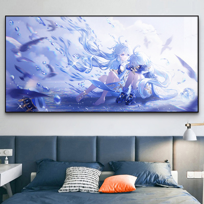 原神周边阿蕾奇诺芙宁娜海报挂画