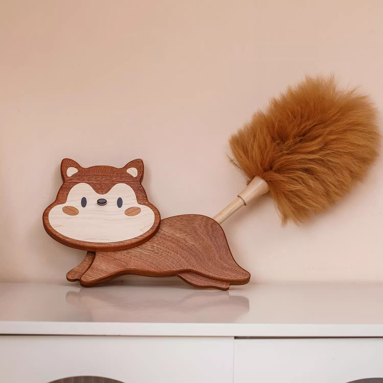 可爱小松鼠家用除尘掸子扫灰神器