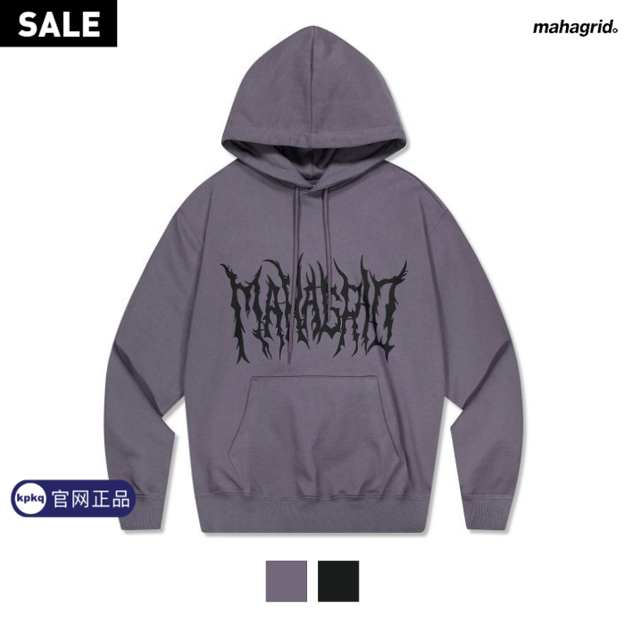 [【MAHAGRID】GOTH мужской и женский талисман шипованный принт свободный свитер]
