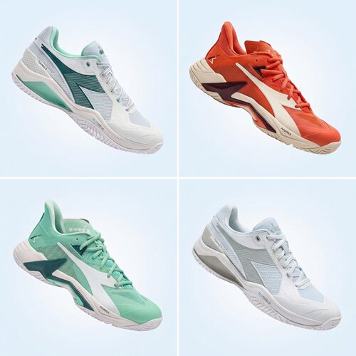 在售155刀！出老美男女专业球场训练抗扭防侧翻网球鞋透气运动鞋 - 封面