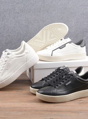 在售125欧元！2025新款GUESS出欧洲轻奢牛货男士经典休闲运动板鞋