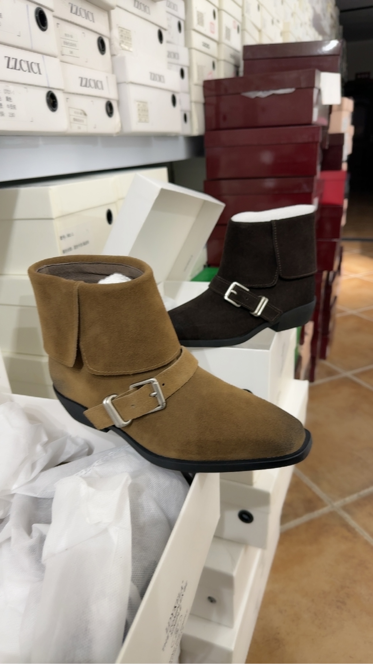 -1豆2566-1翻毛牛皮