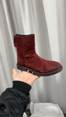 a3艺2351头层牛皮短靴女鞋