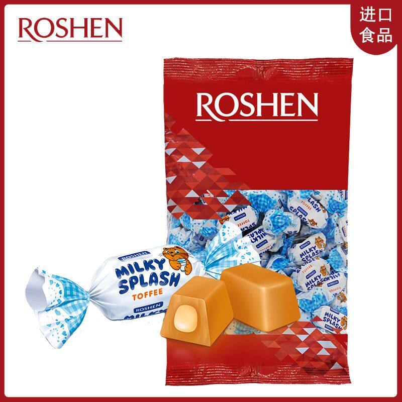 ROSNEN如胜奶心太妃糖牛奶夹心软糖休闲办公零食婚庆喜糖批发