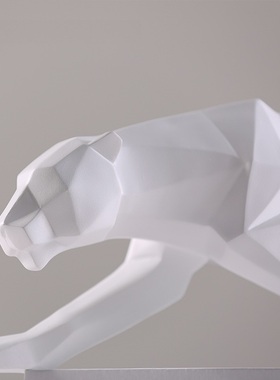 树脂金钱豹卧室工艺品装饰摆件