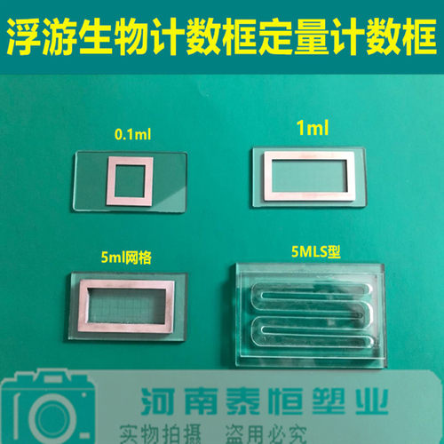 开票浮游生物动物计数藻类定量框