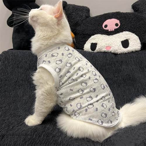 防脱毛宠物衣服可爱凯蒂猫