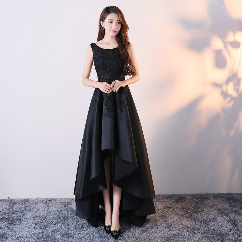 2026新款礼服裙女大气黑色晚礼服宴会优雅聚会连衣裙派对气质优雅