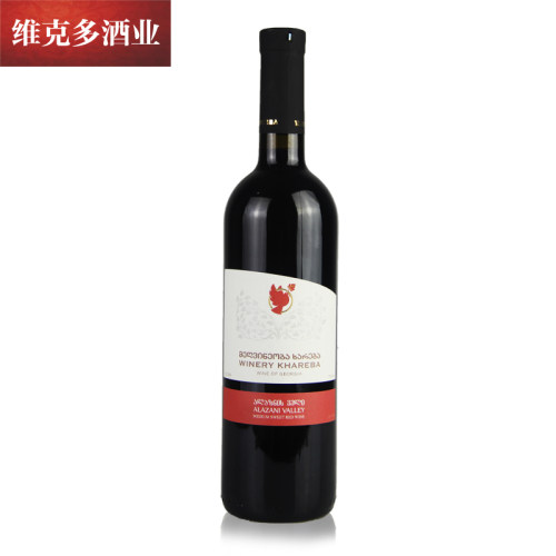 格鲁吉亚红酒 原瓶进口哈列巴ALAZANI阿拉扎尼半甜红葡萄酒