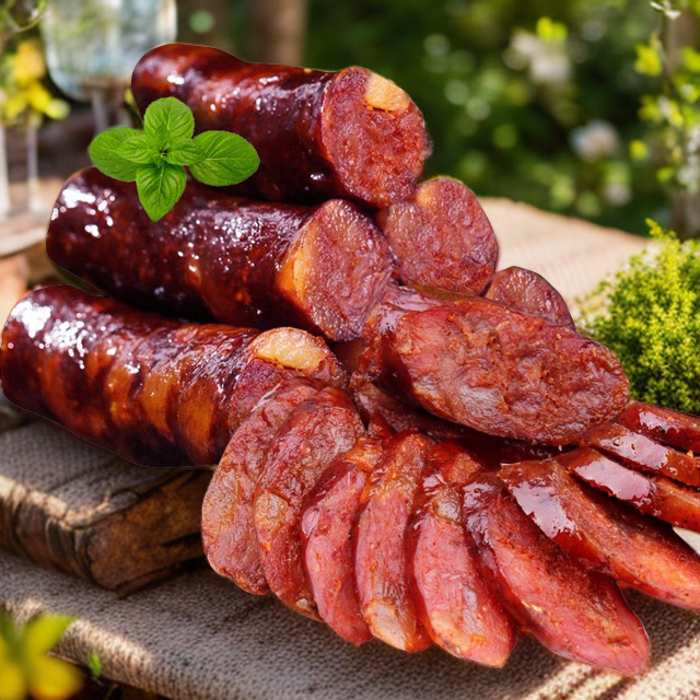 岳老大腊香肠500g四川特产腊肉农家烟熏自制咸猪肉南北干货广味肠,粮油调味/速食/干货/烘焙,腌肉/腊肉/腊禽类,淘宝优惠券,粉丝福利购,淘宝优惠卷