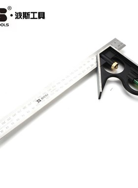 波斯工具锌合金/铝合金组合角尺BS181631 BS181630