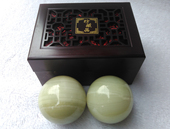 健身球手球老年人太极健身球手球玉石手转球手把件手玩件生日礼物