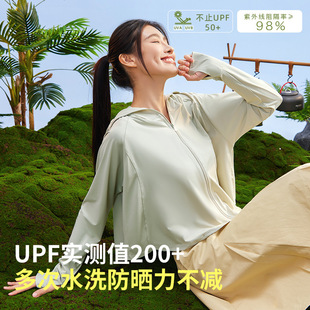 2024新款原纱户外宽松防晒衣女夏冰丝防嗮服紫外线超薄皮肤衣透气