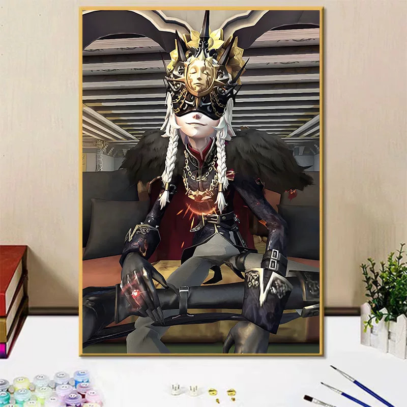 第五人格园丁盲女杰克黯数字油画